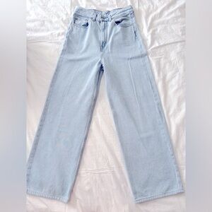 Levi’s wide leg high rise jeans